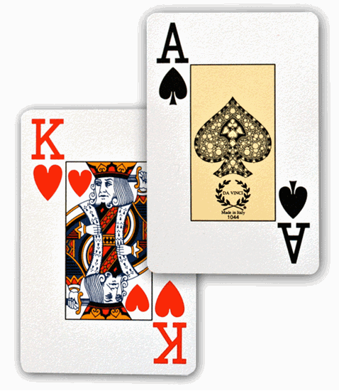 Picture of  Large print playing cards