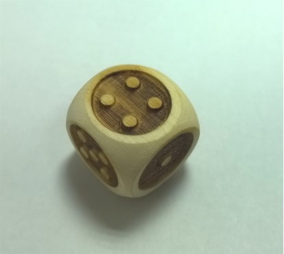 Picture of Wooden Braille Cube