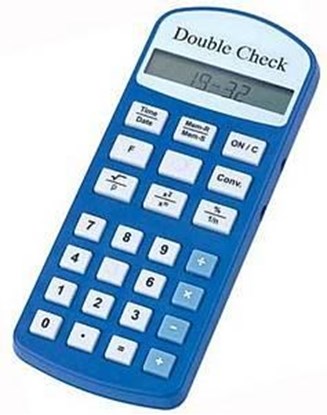 Obrazek Double Check – mówiący kalkulator