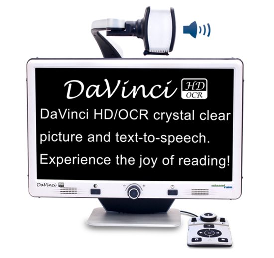 Picture of DaVinci – powiększalnik stacjonarny z OCR i zamianą tekstu na mowę