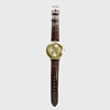 CW250-T – zegarek dotykowy z brązowym, skórzanym paskiem