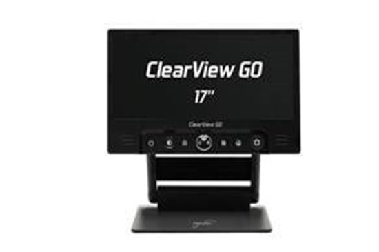 ClearView GO - przenośny powiększalnik wideo z 17-calowym monitorem