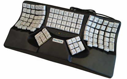 Maltron 3D - dwuręczna, specjalistyczna klawiatura komputerowa